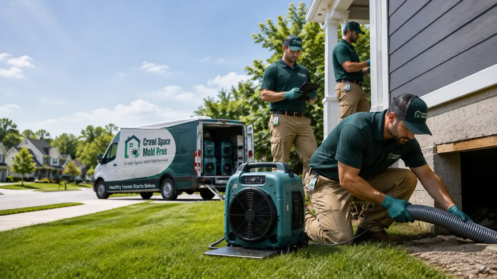 Crawl Space Mold Removal in Albany, IN